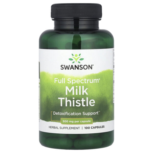 حليب الشوك 100 كبسول سوانسون milk thistle 100 cap swanson