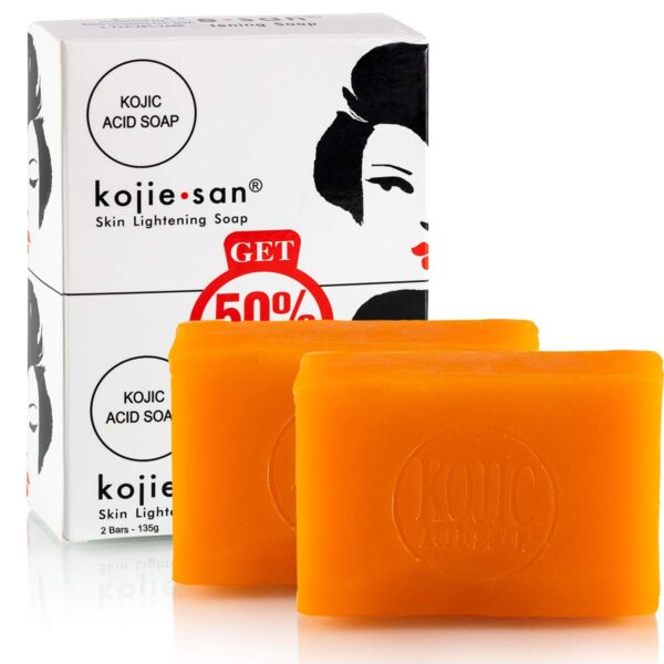 صابونة كوجي سان لتفتيح الوجه بالكوجيك اسيد 2في 1– Kojie San Skin Lightening Kojic Acid Soap